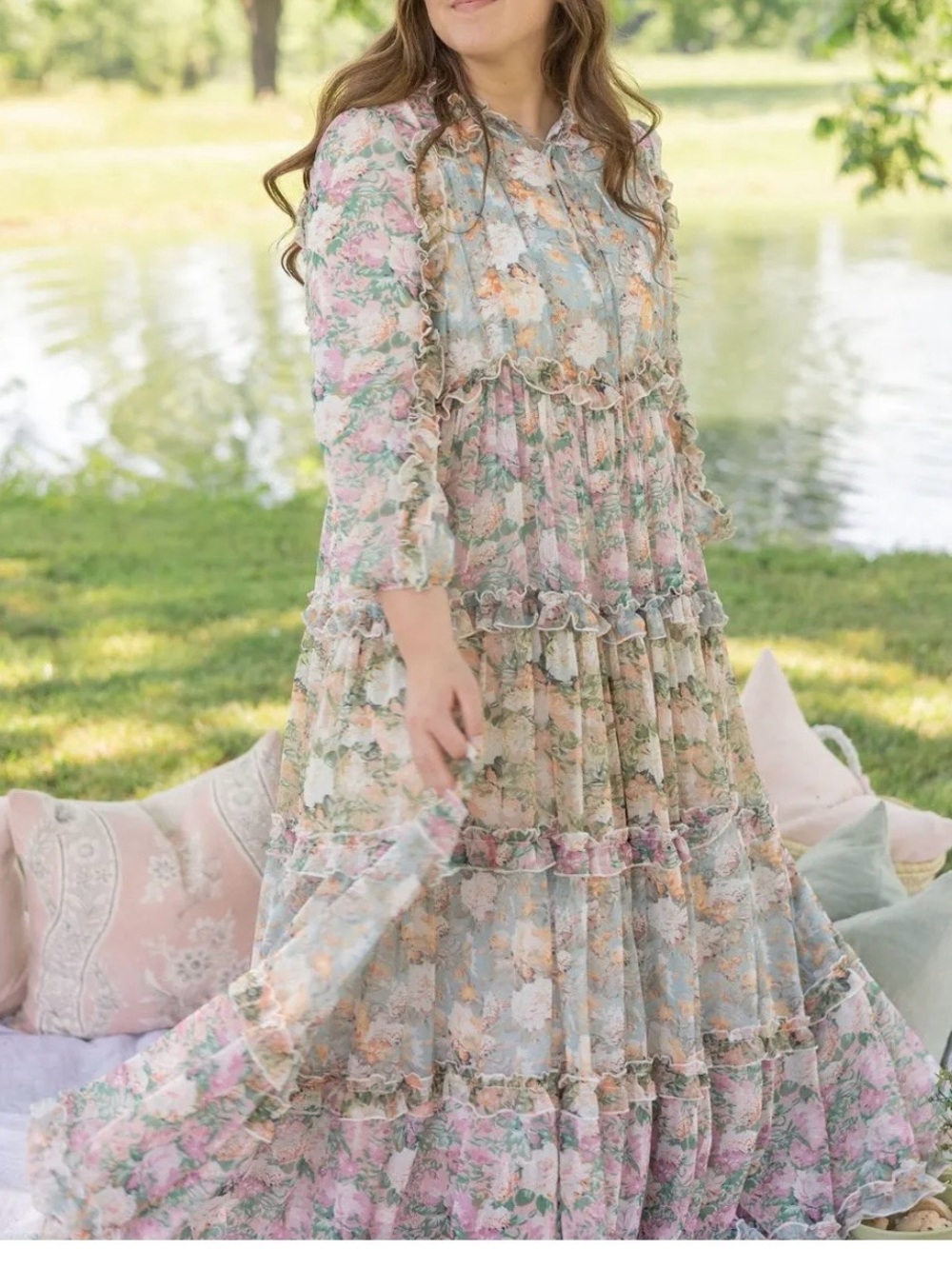 Dainty Jewells Fluttering in the Garden Maxi Dress